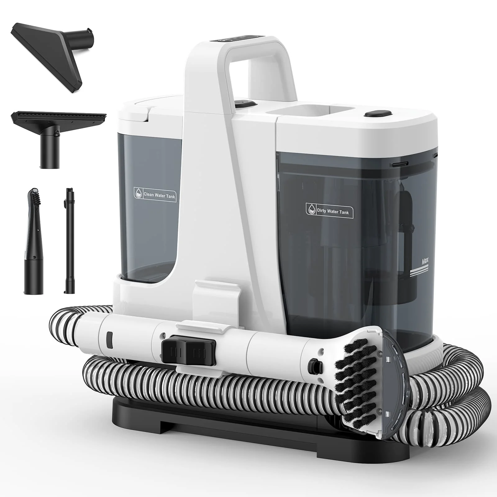 lubluelu V9 Portable Upholstery & Spot Cleaner - Cold, Hot & Steam Modes